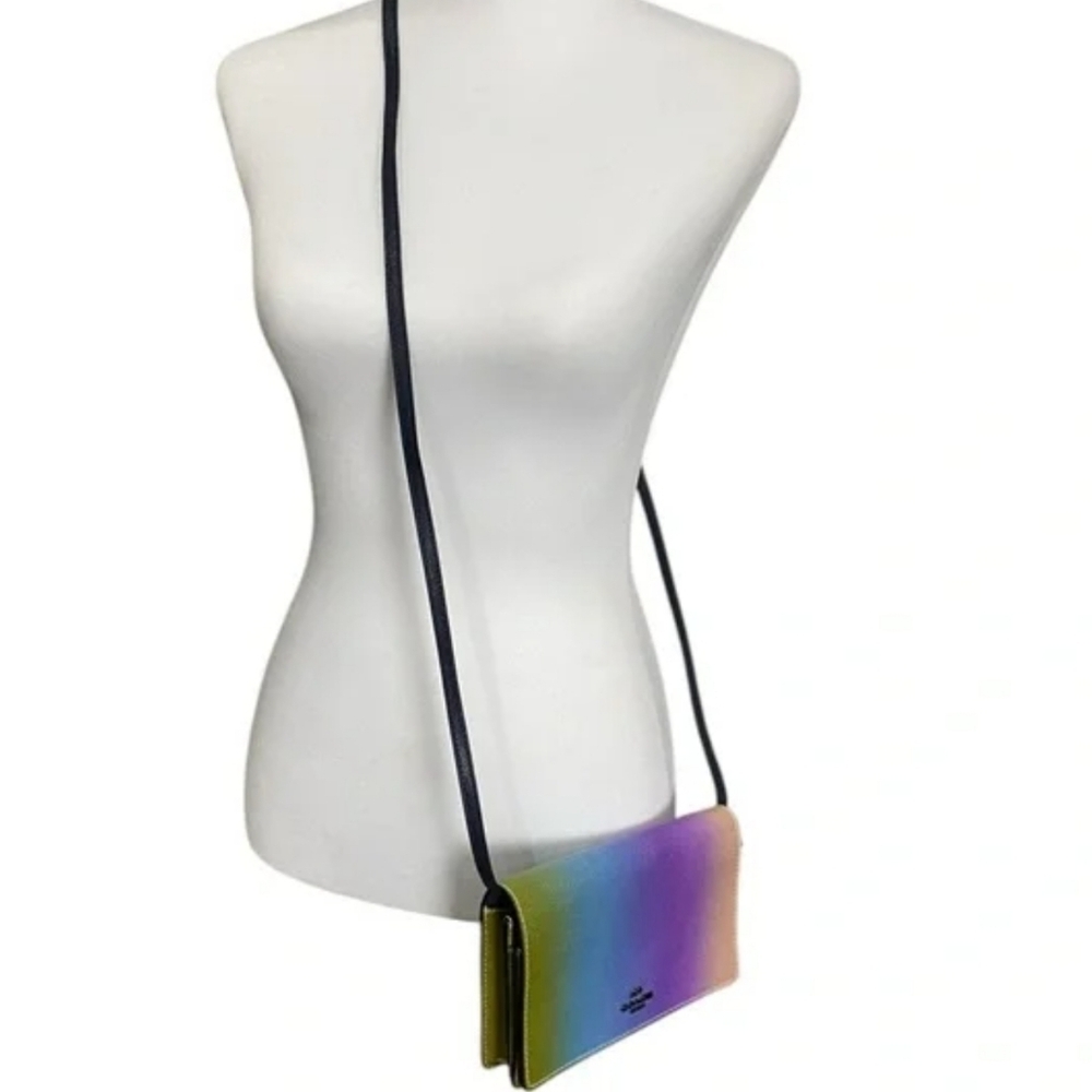 COACH Hayden Ombré Foldover Crossbody Clutch - Picture 4 of 16